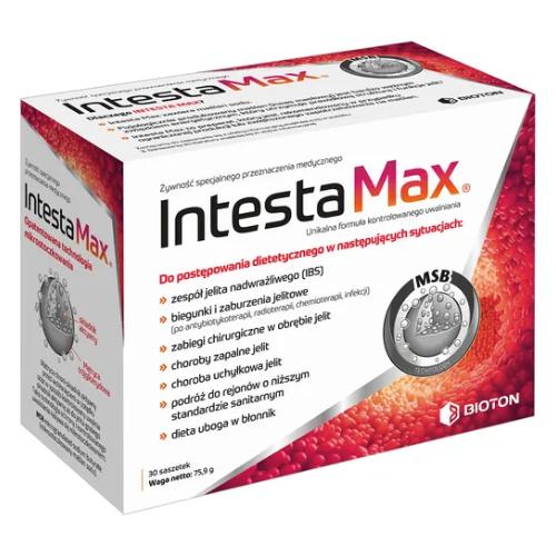 Miniaturka artykułu - Intesta Max, 30 saszetek - zawiera maślan sodu