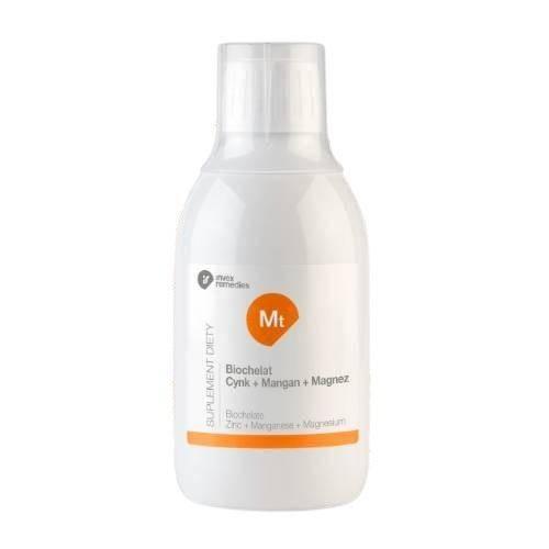 Miniaturka artykułu - INVEX REMEDIES BIOCHELAT Cynk + Mangan + Magnez, 300 ml