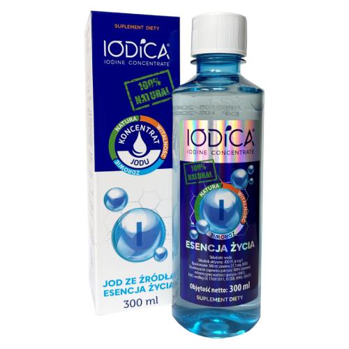 Miniaturka artykułu - IODICA Naturalny koncentrat jodu, 300 ml
