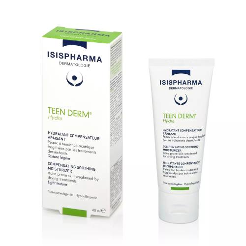 ISISPHARMA TEEN DERM Hydra Krem nawilżający do sk&oacute;ry trądzikowej, 40 ml