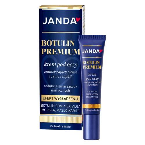Miniaturka artykułu - Janda Botulin Premium Krem pod oczy zmniejszający cienie i "kurze łapki", 15 ml