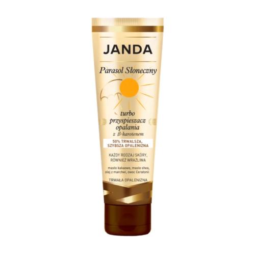 Miniaturka artykułu - Janda Parasol Słoneczny Turbo przyspieszacz opalania z beta-karotenem, 150 ml
