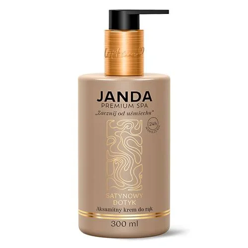Miniaturka artykułu - Janda Premium SPA Satynowy Dotyk Aksamitny krem do rąk, 300 ml