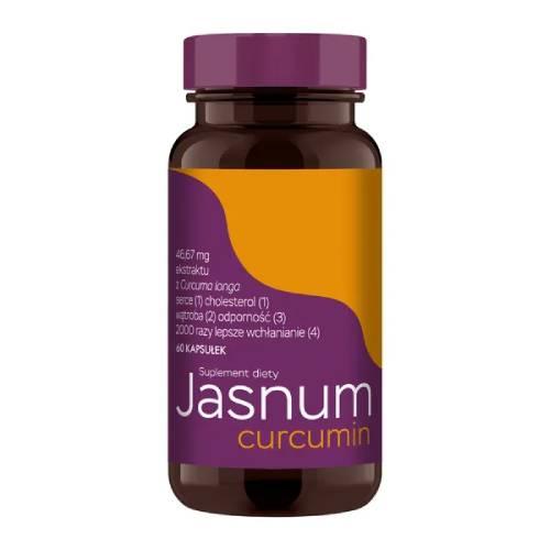 Miniaturka artykułu - Jasnum Curcumin, 60 kapsułek