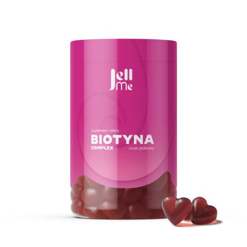 Miniaturka artykułu - JellMe Biotyna Complex żelki, 250 g - suplement diety z biotyną