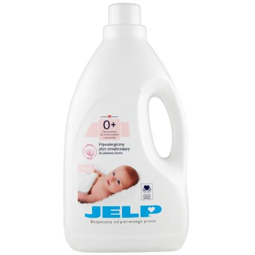 Miniaturka artykułu - JELP 0+ Hipoalergiczny płyn do płukania tkanin Subtelny Dotyk, 2l