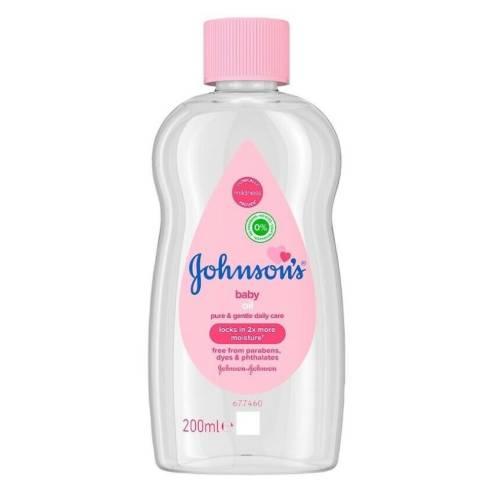 Miniaturka artykułu - Johnson's Baby Oil Oliwka do ciała, 200ml