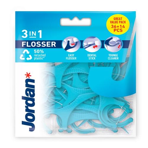 Miniaturka artykułu - Jordan Flosser 3w1 - 36 sztuk + 14 sztuk