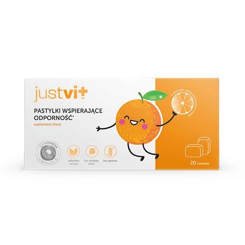 Miniaturka artykułu - JUSTVIT Pastylki wspierające odporność, 20szt.