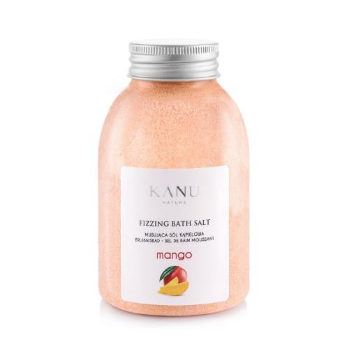KANU NATURE Fizzing Bath Salt S&oacute;l musująca do kąpieli Mango, 250g	