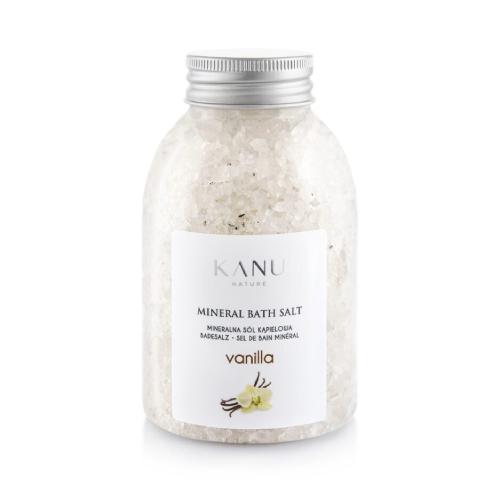 KANU NATURE S&oacute;l mineralna do kąpieli Wanilia, 350g	