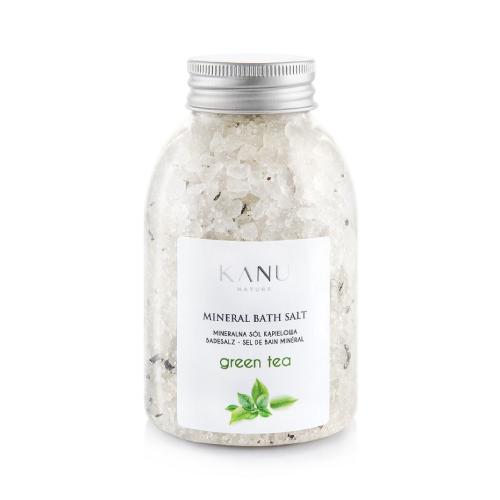 KANU NATURE S&oacute;l mineralna do kąpieli Zielona herbata, 350g	
