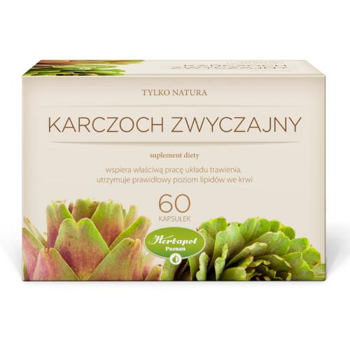 Miniaturka artykułu - Karczoch zwyczajny Tylko Natura, 60 kapsułek