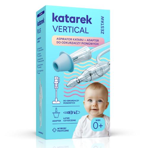 Miniaturka artykułu - Katarek Aspirator na katar Vertical + adapter do odkurzaczy pionowych, 1 szt.