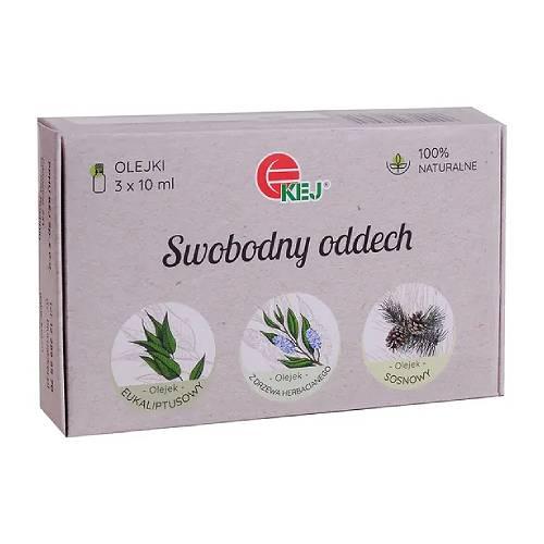 Kej Swobodny Oddech Zestaw olejk&oacute;w eterycznych, 3 x 10 ml
