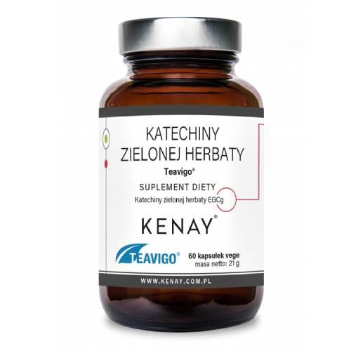 Miniaturka artykułu - Kenay Katechiny zielonej herbaty Teavigo, 60 kaps.