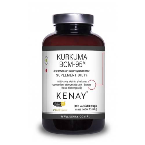 Miniaturka artykułu - Kenay Kurkuma BCM-95 Ekstrakt + Piperyna, 300 kaps.