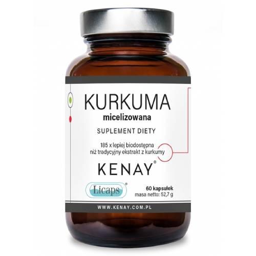 Miniaturka artykułu - Kenay Kurkuma micelizowana, 60 kaps.