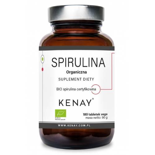 Miniaturka artykułu - KENAY Organiczna Spirulina, 180 tabl.