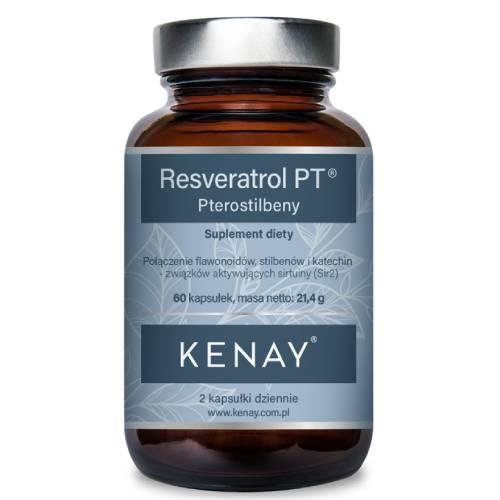 Miniaturka artykułu - KENAY Resveratrol PT Pterostilbeny, 60 kaps.