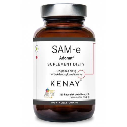 Miniaturka artykułu - KENAY SAM-e S-Adenosyl-L-Methionine, 120 kaps.