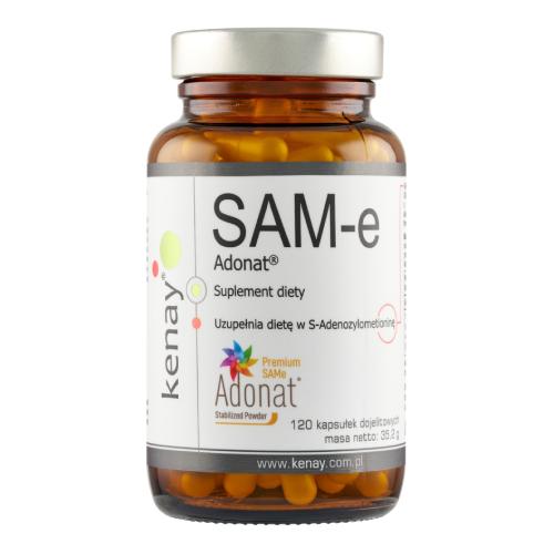 Miniaturka artykułu - KENAY SAM-e S-Adenosyl-L-Methionine, 120 kaps.