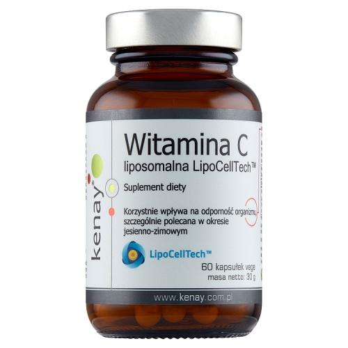 Miniaturka artykułu - KENAY Witamina C liposomalna, 60 kaps. 