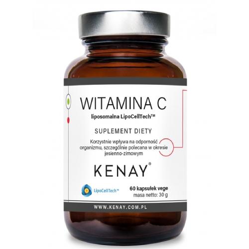 Miniaturka artykułu - KENAY Witamina C liposomalna, 60 kaps. 