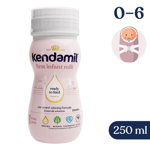 Miniaturka artykułu - Kendamil Płynne mleko początkowe dla niemowląt 1, 250ml