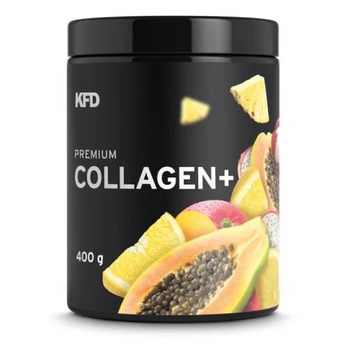 Miniaturka artykułu - KFD Collagen + o smaku owoc&oacute;w tropikalnych, 400 g