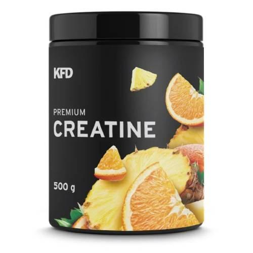 Miniaturka artykułu - KFD Creatine Kreatyna Monohydrat - Ananas-Pomarańcza, 500 g