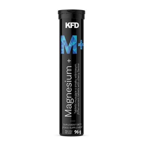 Miniaturka artykułu - KFD Magnesium+ Magnez + witamina B6 wiśniowe, 24 tabl. mus.