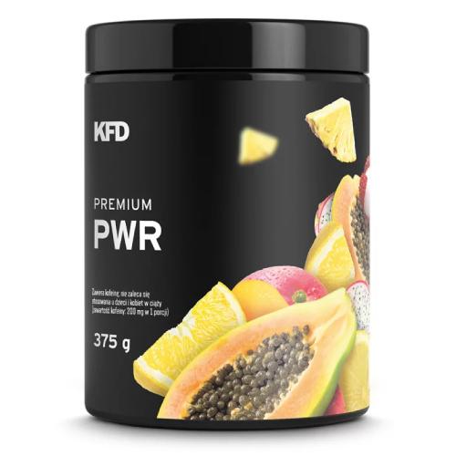 Miniaturka artykułu - KFD Premium PWR Pre-Workout tropikalny, 375 g