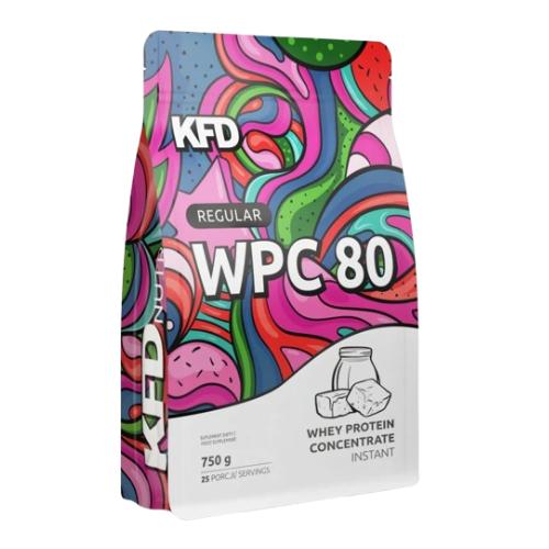 Miniaturka artykułu - KFD Regular WPC 80 smak karmelowo-mleczny, 750 g