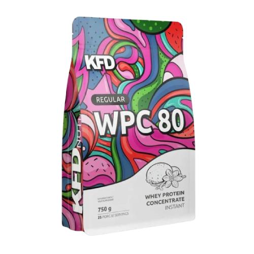 Miniaturka artykułu - KFD Regular WPC 80 o smaku lod&oacute;w waniliowych, 750 g