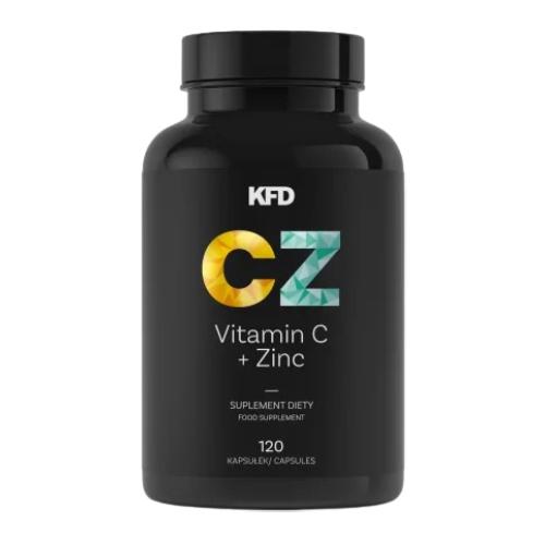 Miniaturka artykułu - KFD Vitamin C + Zinc, 120 kaps.
