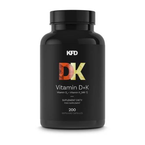 Miniaturka artykułu - KFD Vitamin D3 + K2, 200kaps.