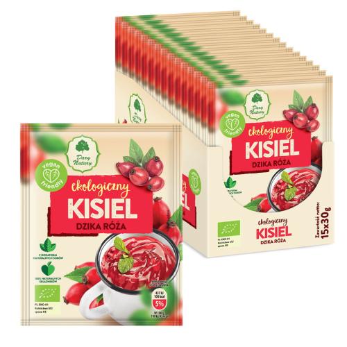 DARY NATURY Kisiel Dzika r&oacute;ża EKO, 15 x 30 g