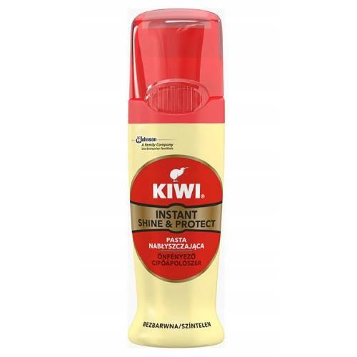 Miniaturka artykułu - KIWI SHINE & PROTECT Pasta do but&oacute;w w płynie - bezbarwna, 75ml