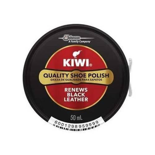 Zdjęcie produktu - KIWI QUALITY SHOE POLISH Pasta do but&oacute;w czarna, 50ml