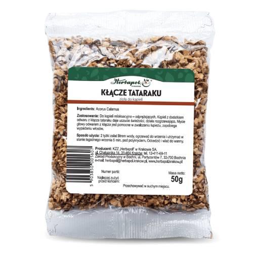 Miniaturka artykułu - Kłącze Tataraku Zioło do kąpieli, 50 g