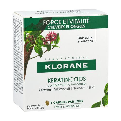Miniaturka artykułu - Klorane KERATINcaps, 30 kaps.