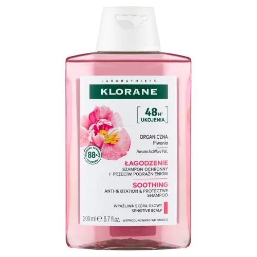 Miniaturka artykułu - KLORANE Szampon do włos&oacute;w Piwonia, 200 ml