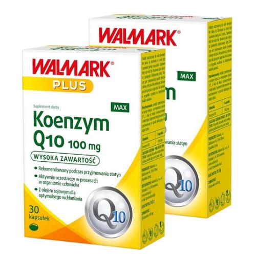 Miniaturka artykułu - Koenzym Q10 100mg MAX, 2x30 kapsułek
