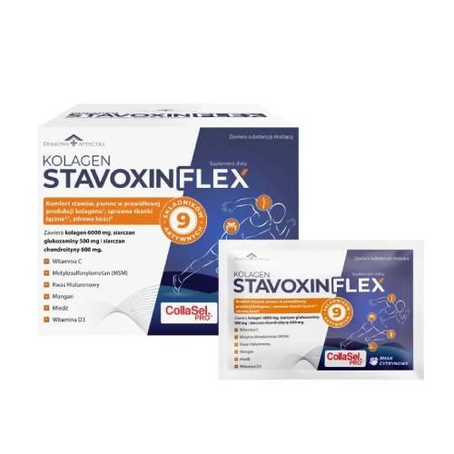 Miniaturka artykułu - Domowa Apteczka Kolagen Stavoxin Flex, 30 sasz.