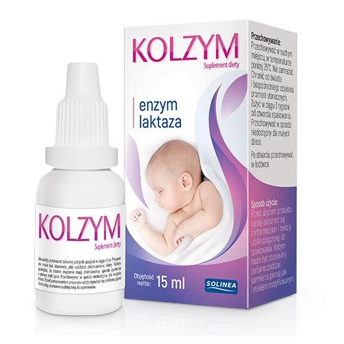 Kolzym enzym laktaza krople, 15 ml