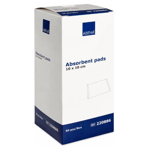 Miniaturka artykułu - Abena Kompresy chłonne niejałowe 10 x 10 cm, 50 szt.