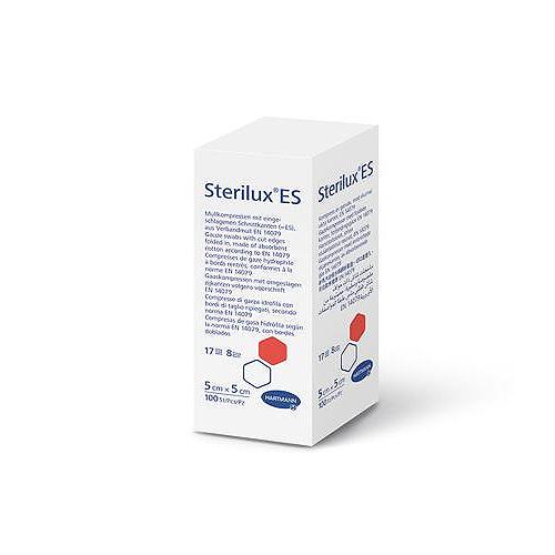 Miniaturka artykułu - Kompresy gazowe niejałowe STERILUX ES 17n 8w 5x5cm- 100szt.