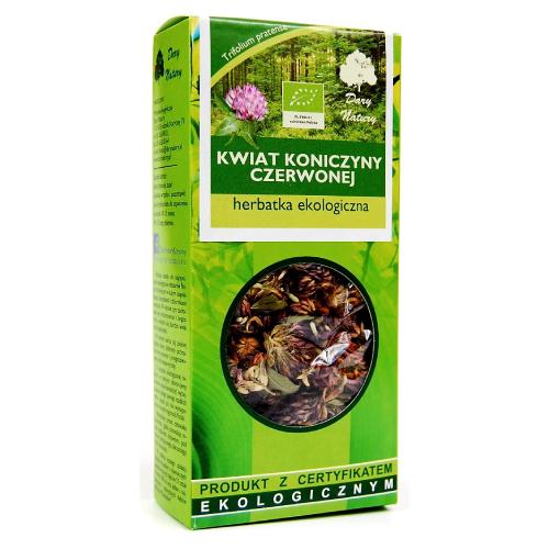 Miniaturka artykułu - Dary Natury Kwiat koniczyny czerwonej herbatka ekologiczna, 25 g