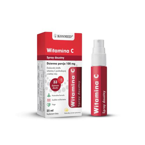 Miniaturka artykułu - Kosmed Witamina C Spray Doustny, 25ml